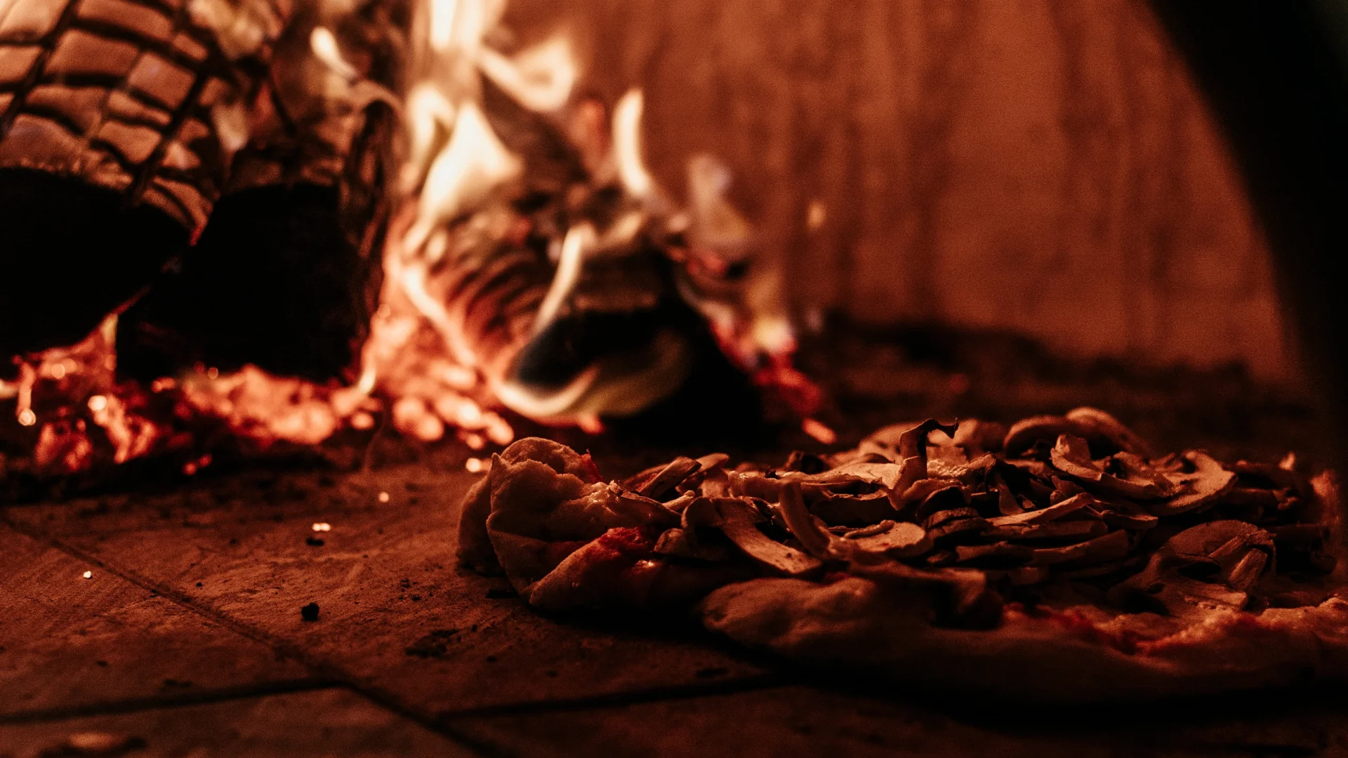 Pizzasütés kemencében