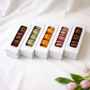 Macaron box (5 db)